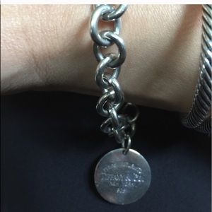 Tiffany & Co sterling silver tag bracelet